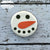 Snowman Face Stencil