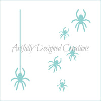 Spiders Stencil