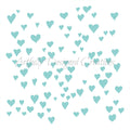 Whimsical Heart Background Stencil Background