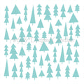 Whimsical Tree Background Stencil Background