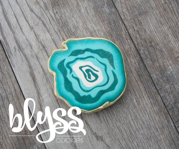Blyss Agate Geode of  Cookie Cutter by TMP