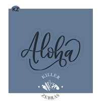 Aloha Hand Lettered Stencil Cutter Combo By Killer Zebras