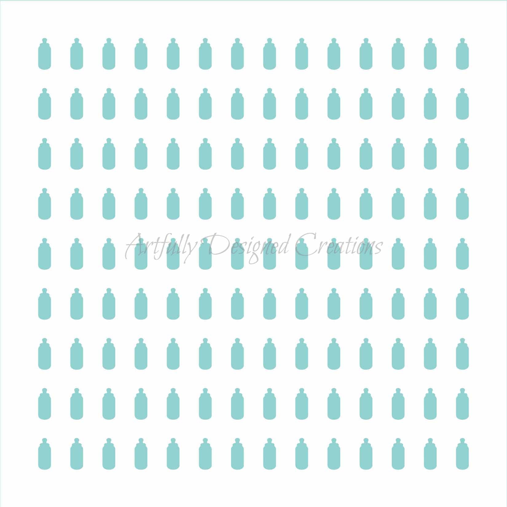 Baby Bottle Sprinkle Swipes