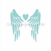 Blyss Angel Wing Stencil