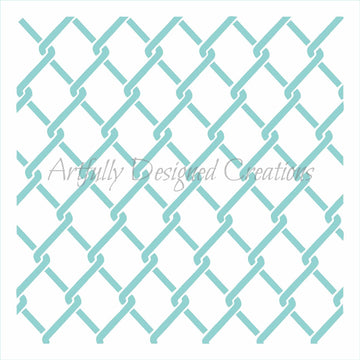 Chain Link Stencil