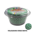 Glitter Pearls "Perlas Diamantadas" 100 gm - Hologram Mint Green