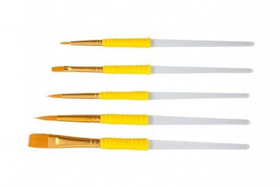 PME Craft Brushes- Set of 5 - Bear Claw Knife & Shear