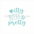 Itty Bitty & Pretty Stencil