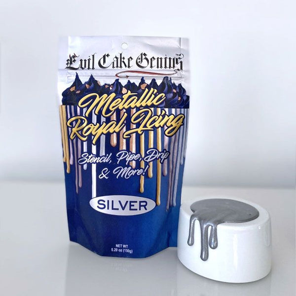 Jewel Dust EDIBLE Glitter Silver 14 Grams - Evil Cake Genius