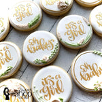 Gold Royal Icing by Evil Cake Genius