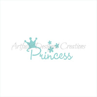 Princess Title Stencil