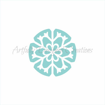 Snowflake Ornament Stencil