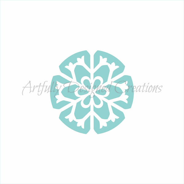 Snowflake Ornament Stencil