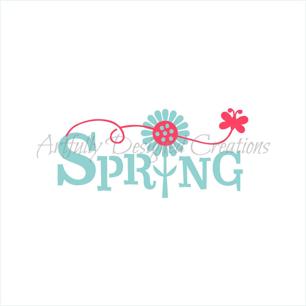 Spring Stencil