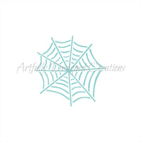 Whimsical Spider Web Stencil
